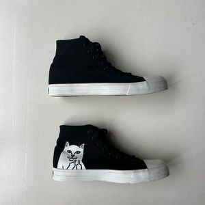 RIPNDIP LORD NERMAL HIGH-TOP SHOES (BLACK)